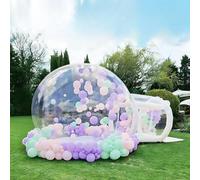 Inflatable Bubble Tent - Large Transparent Outdoor Dome Tent for Camping and Backyard Use - Ideal Family Tent for Garden Adventures