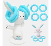 Inflatable Bunny Rabbit Rings Toss Party Games for Kids, Presents for Children, Target throwing Toy for the Family Indoor Outdoor