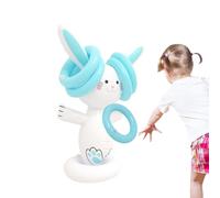 Inflatable Bunny Ring - PVC Bunny rin g tos s Games | Easter Rabbit Inflatable Toss Game | Easter Party Favors Games | Family Games Toss Games for Boys, Girls, Kids, Adults