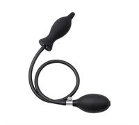 Inflatable Butt Plug, Expanding Silicone Anal Plug with Adjustable Size and Quick Release Valve, Body Safe Waterproof Adult Toy for Solo and Couples Play (new)