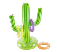 Inflatable Cactus - 5 Pieces Cactus Ring tos Game Set | Large Inflatable Cactus | Inflatable parties Props |Target Throwing Toy,Indoor Outdoor Toys Gift For Kids Family,for Decor Swimming Pool Toy