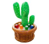 Inflatable Cactus Drink Cooler Kid-Friendly Blow Up Serving Containers