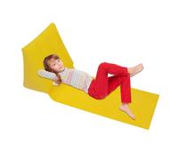Inflatable Camping Pad - Inflatable Triangle Cushion for Outdoor Travel | Sun Bath Beach Mat Pillow Portable Travel Camping Flocking Beach Cushion Triangle Cushion