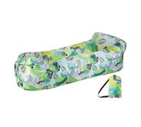 Inflatable Camping Sofa - Waterproof Oxford Fabric 240x70Cm Portable Design, Foldable Outdoor Lounge Seat, Lightweight Travel Relaxation Furniture, Air-Filled Structure For A C