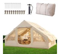 Inflatable Camping Tent for 3-5 Person, Instant Setup Family Size Tent,Waterproof Windproof Outdoor Shelter with UV Protection,for Camping, Beachs