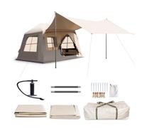 Inflatable Camping Tent, Waterproof, style to 1 | Manual Air Pump, Camping Tent Canopy, Adventures, For
