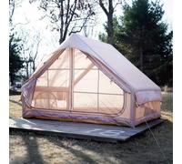 Inflatable Camping Tents with Hand Pump, Air Glamping Tents, Easy Setup Waterproof and Windproof Blow up Tent, 4 Seasons Oxford Cabin Tent