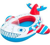 Inflatable Car or Plane Baby Boat Pool Float Beach Toy Lilo Blow Up for Kids aged 3 Years+ (Plane)
