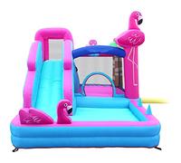 inflatable castle， Inflatable Bounce House Red Bird Bouncy Castle ir Cushion Slide Full of Fun Play Garden