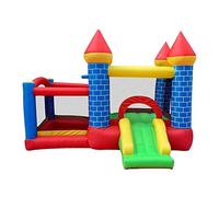 Inflatable Castle,Square Kindergarten Trampoline Indoor And Outdoor Small Castle Child'S Toy Gift,Blue