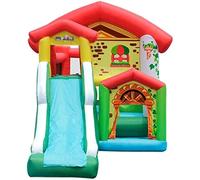 inflatable castle， Stability and Durability Inflatable Bounce House Large Amusement Trampoline Bouncy Castle Security Sets Up in Seconds