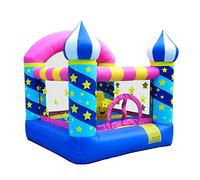 Inflatable castles, Trampoline for Home Square Castle ir Cushion Bed Indoor and Outdoor Slide Inflatables & Bouncy Castles