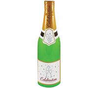 Inflatable Celebration Bottle 73 cm Champagne Bottle Blow up Decoration (Green)