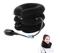 Inflatable Cervical Traction Pillow - 3-Layer Adjustable Neck Traction Device, Neck Support Collar for Pain Relief, Decompression and Stretching, Portable Home and Travel Inflatable Neck Stretcher