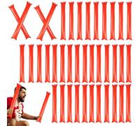 Inflatable Cheer Sticks - 23.62 Inches PP Noise Maker | Party Sports Props - 40pcs Bam Bam Clappers Lightweight Durable Inflatable Rods for Concerts Festivals Competition Birthday Weddings Out