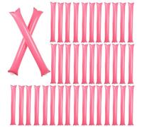 Inflatable Cheer Sticks - 23.62 Inches PP Noise Maker | Party Sports Props - 40pcs Bam Bam Clappers Lightweight Durable Inflatable Rods for Concerts Festivals Competition Birthday Weddings Out