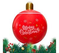 Inflatable Christmas Ball | 19.7 Inch PVC Christmas Ball Inflatables - Waterproof Outdoor Decor for Holiday Lawn Indoor Yard Office Living Room Patio School Shop Porch Party