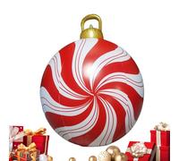 Inflatable Christmas Ball - Giant Christmas Baubles, Outdoor Christmass Decorations Balsl, Pvc Inflatabele Reusable Ornaments Balls | Outdoor Decoration Candy Inflatable Candy Ball For Garde