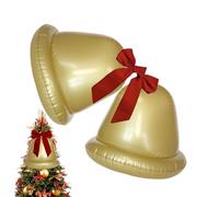 Inflatable Christmas Ball,Giant Jingle Bell Inflatable Ball | Portable Festive Decor for Seasonal Patio Porch Living Room Outside Garden Yard