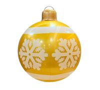 Inflatable Christmas Ball, Waterproof PVC, 50x50cm, Giant Outdoor Christmas Decoration, Blow Up Holiday Ornament, Weather-Resistant Display, for Lawn and Yard