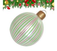 Inflatable Christmas Balls | Holiday Blow Up Ball Ornaments - PVC Large Holiday Decorations for Halloween Porch Yard Outdoor Garden Christmas Display