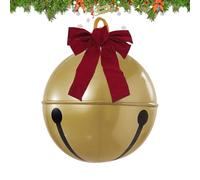 Inflatable Christmas Balls Outdoor - Giant PVC Inflatable Christmas Bell with Bow - Weatherproof Party Decorations for Lawn Pathway Garden Yard Porch Living Room Bedroom Office Indoor