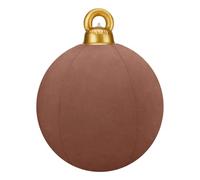 Inflatable Christmas Baubles, 24 Inch Giant Velvet Baubles, Large Christmas Balls PVC Inflatable Blow Up Ornaments, Holiday Outdoor Decorations For Yard Garden Porch