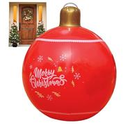 Inflatable Christmas Beach Balls For Parties, Festive Balloons | Santa Claus Themed Pool Toys, Colorful Inflatable Spheres, Party Games, Fun Seasonal Decorations For Beach Trips, Outdoor Events, Or Po