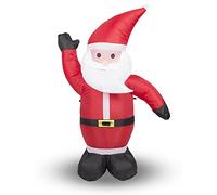 Inflatable Christmas Decoration - Waving Santa - 1.2m (4ft) - Outdoor and Indoor Use