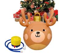 Inflatable Christmas Decorations,Giant Christmas Elk,Outdoor Inflatables Blow Up Balls - for Festival Gatherings Events Celebrations Courtyard Tree Porch Lawn Patio