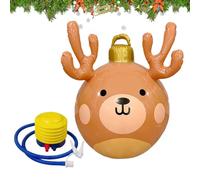 Inflatable Christmas Decorations - PVC Waterproof Giant Christmas Decor,Outdoor Inflatables Blow Up Balls,for Festival Gatherings Events Celebrations Courtyard Tree Porch Lawn Patio