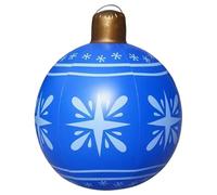 Inflatable Christmas Ornaments, Oversized Outdoor Ball Decorations, Bright Festive Yard and Lawn Display for Tree, Porch, Garden, Holiday Celebration, Family Gathering, or Party Decoration