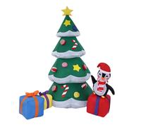 Inflatable Christmas Tree Built-in LED Lights