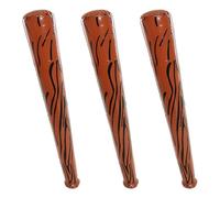 Inflatable Club - Pack of 3-60 cm Long Caveman Club Prehistoric Fancy Dress Accessory