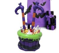 Inflatable Cooler Bag For Parties - Witch Cauldron Mould - Portable Wine Bucket For Outdoor Restaurant Holiday Wedding Halloween Birthday Cocktail