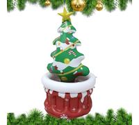 Inflatable Cooler, Christmas Tree Shape Lawn Decor, Outdoor Wine Bucket, for Beer Soda Wine Bar Restaurant BBQ Picnic Club Garden Yard Lawn Festival Attendees Family Gatherings