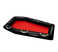 Inflatable Cooler for Celebrations, Inflatable Drink Cooler, Coffin-shaped Floating Drink Container with Skeleton for Family Celebrations, Barbecue Party and Swimming Pool