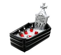 Inflatable Cooler for Parties | Coffin Decoration 89 cm Large Capacity | Inflatable Cooler for Drinks | for Theme Party Pool Party BBQ in the Garden Camping