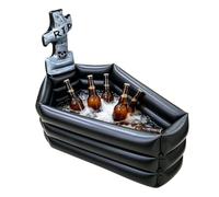 Inflatable Cooler for Parties Skeleton Coffin Ice Bucket Decoration 35 Inch