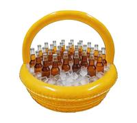 Inflatable Cooler - Funny Waterproof Portable Floating Bucket For Drinks, Durable Lightweight Design With Easy Inflation, Perfect Pool Accessory For Home Beach Garden Patio Lawn Camping Picnic