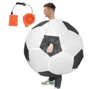 Inflatable Costume Adult,Inflatable Fat Suit Soccer Costume | Hilarious Football Cheerleader Cosplay, Performance Dress-Up for New Year's, Stage Performances