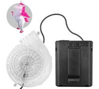 Inflatable Costume Fan Replacement, Dinosaur Costume Mini Blower Fan for Holiday Halloween Inflatable Costume Blow Up, Mini Blower Fan-Transparent-1set, M