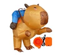 Inflatable Costume - Halloween Inflatable Capybara Suit | Funny Ride On Capybara Blow Up Costume Cosplay Outfit Accessories For Girls Boys Men Women Party Carnival Parade Masquerade Festival Event