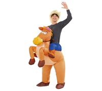 Inflatable Cowboy Costume | Quirky Inflatable Costume | Premium Quality | Adult Size 160 to 190cm | Polyester | Resistant | Inflation System Included | Created by OriginalCup®