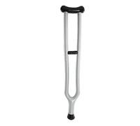 Inflatable Crutch - Pack Of 1 - Life Sized Silver Crutch, With Black Handles and Tips - Easy to Inflate - Perfect for Novelty Dress Events