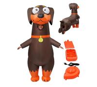 Inflatable Dachshund Costume,Inflatable Dog Outfit | Funny Blow Up Dachshund Outfit | for Christmas Outdoor Indoor Party Gathering Cosplay Carnival Photo Celebration