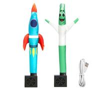 Inflatable Dancing Man - 1.64 Feet Large Funny Decoration, Inflatable Dancing Desktop Man, Blower for Christmas Shop, Living Room, Dynamic Energy Tube Doll with Pouring