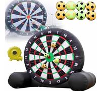 Inflatable Dart Borad Game Outdoor Soccer Back Games Games Field Games Large Football Blower 8 Balls Soccer Darts