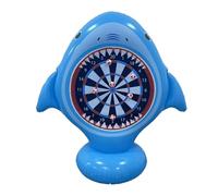 Inflatable Dartboard Game - Kids Water Toss Target | Shark Theme Board - Outdoor Throwing Game Activity Set Kit, Play Toss Activity System with Six Ball Included Kids Backyard Use