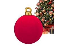 Inflatable Decorative Balls, 60 cm Flocked Globes Wholesale, Giant Christmas Decorations - for Home, Office, Party, Garden, Indoor, Outdoor, Lawn, Terrace